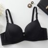 Elegant Padded Lace Underwire Bra – Soft & Supportive Comfort - Black