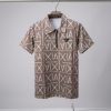 Armani Exchange (A|X) স্টাইলিশ অল-ওভার প্রিন্টেড ক্যাজুয়াল পলো শার্ট - Sky Blue