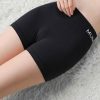 Soft High Waist Boyshort Panties – Seamless Safety Shorts - Black