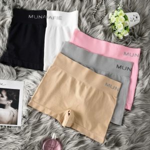 Soft High Waist Boyshort Panties – Seamless Safety Shorts