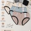 Corliss Soft Breathable Ribbed Cotton Lace Underwear for Women