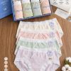 Premium Soft Cotton High-Waist Lace Panties for Women
