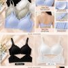 Women's Premium Ribbed Seamless Wireless Bra – Soft Padded