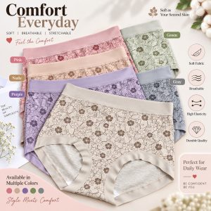 Women's Ultra-Soft High-Waist Seamless Panties
